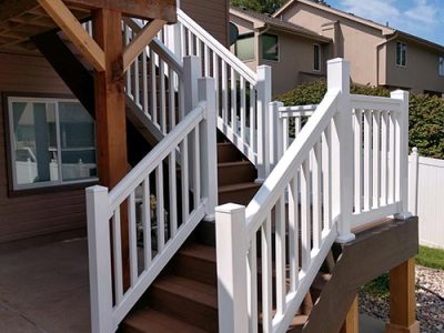 New Deck Staircase Installation